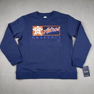 Houston Astros Sweatshirt Mens XL Blue MLB Baseball Fanatics Crewneck NEW
